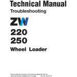 Hitachi Zw220, Zw250 Wheel Loader Service Manual