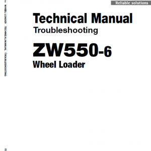 Hitachi Zw550-6 Wheel Loader Service Manual