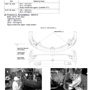 Kubota Kx121-3, Kx161-3 Excavator Workshop Service Manual