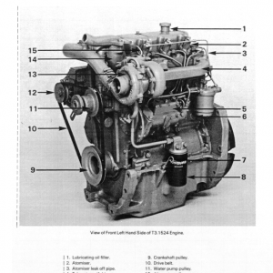 Komatsu 3.1522, 3.1524, T3.1524 Engines Manual