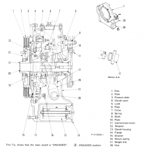 Komatsu D57f-17 Dozer Service Manual