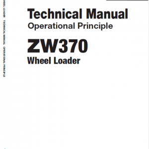 Hitachi Zw370, Zw370-g Wheel Loader Service Manual