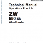 Hitachi Zw550-5b Wheel Loader Service Manual