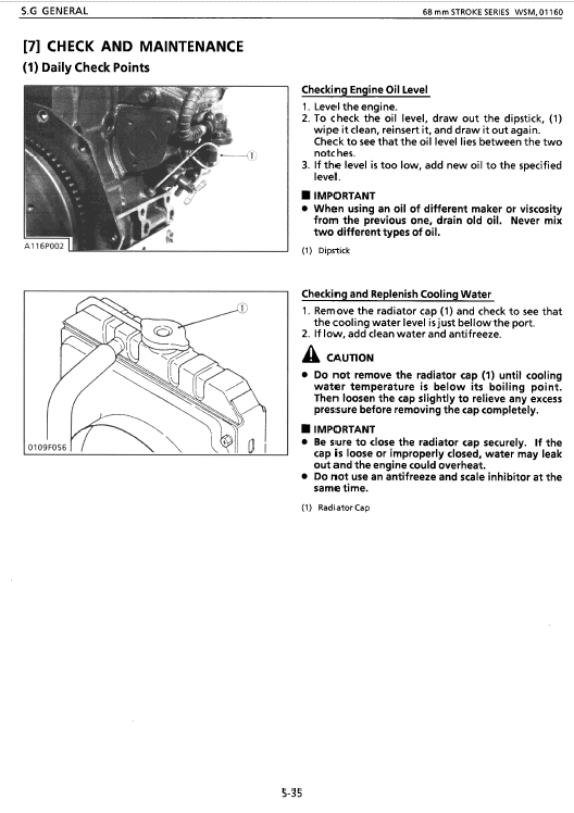 Kubota K008-3, U10-3 Excavator Workshop Service Manual