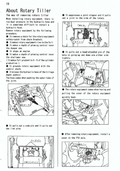 Kubota B1600, B1600DT Tractor Operating Manual