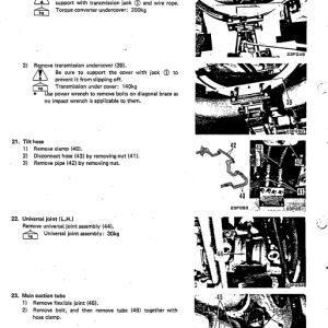 Komatsu D63e-1 Dozer Service Manual