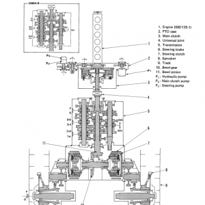 Komatsu D63e-1 Dozer Service Manual