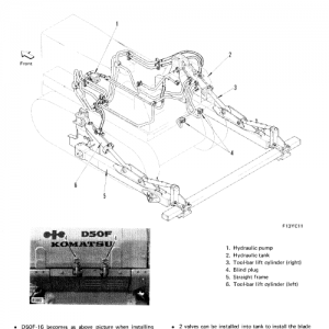 Komatsu D50f-16 Dozer Service Manual