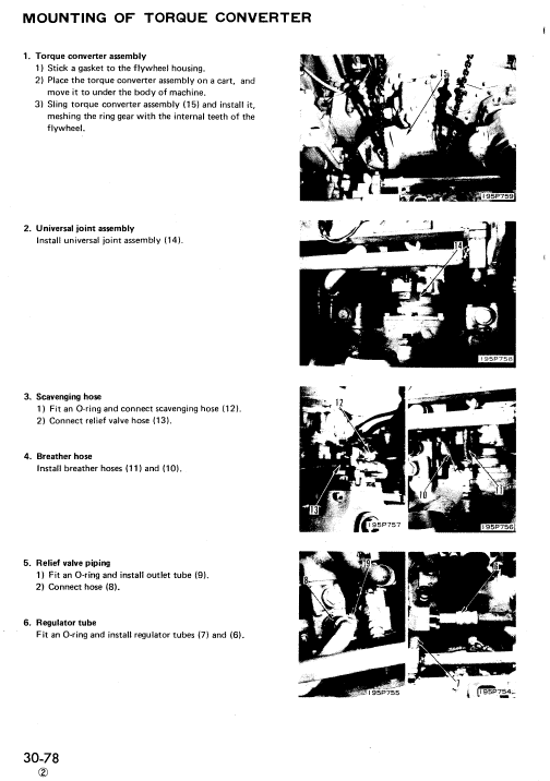 Komatsu D355a-5 Dozer Service Manual