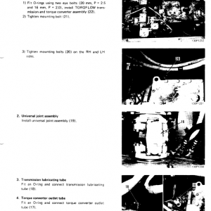 Komatsu D58e-1, D58p-1 Dozer Service Manual