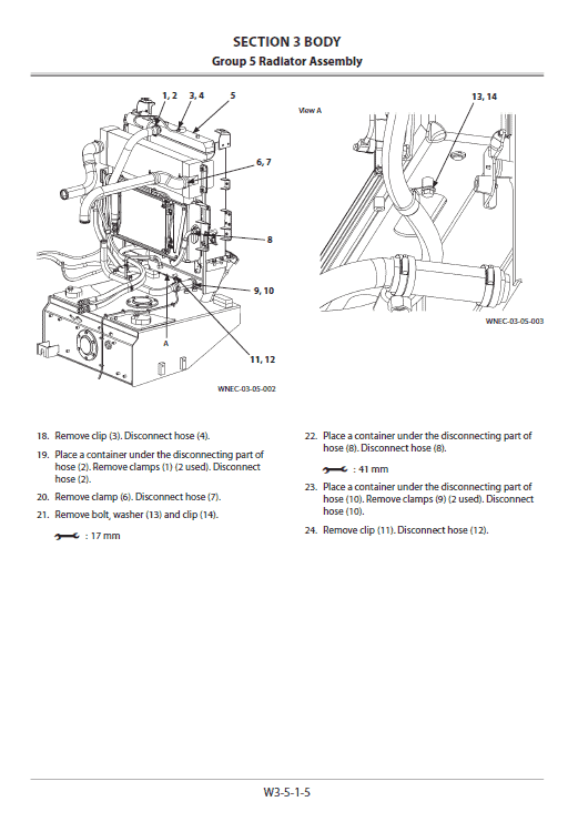 Hitachi Zw250-5b Wheel Loader Service Manual