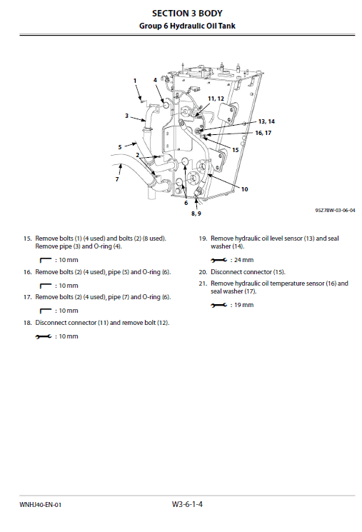 Hitachi Zw370-6 Wheel Loader Service Manual