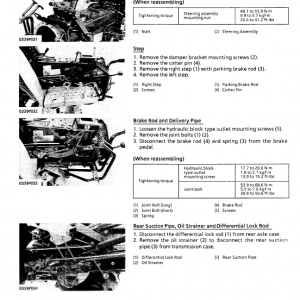 Kubota B1550, B1750, B2150 Tractor Workshop Service Manual