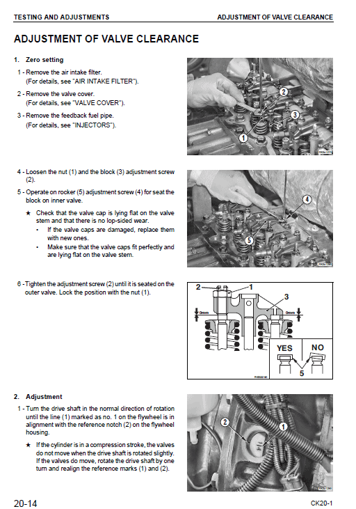 Komatsu Ck20-1 Skid-steer Loader Service Manual