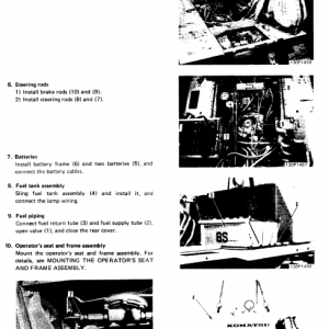 Komatsu D58e-1, D58p-1 Dozer Service Manual