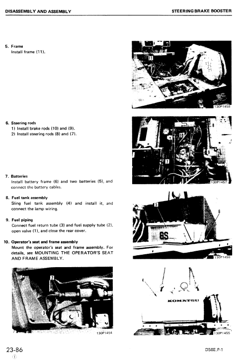 Komatsu D58e-1, D58p-1 Dozer Service Manual