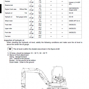 Kubota Kx61-3, Kx71-3 Excavator Workshop Service Manual