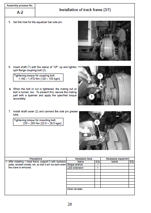 Komatsu D275a-5 Dozer Service Manual