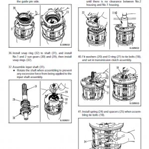 Komatsu D21a-8e0 And D21p-8e0 Dozer Service Manual