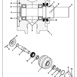 Komatsu Dresser Td7h, Td8h, Td9h Dozer Service Manual