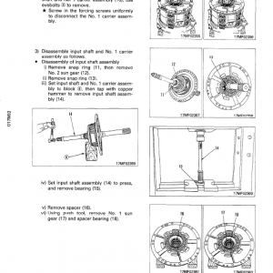 Komatsu D63e-1 Dozer Service Manual