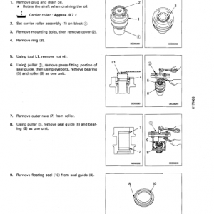 Komatsu D155ax-3 Dozer Service Manual