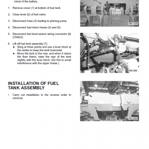 Komatsu D155ax-5 Dozer Service Manual