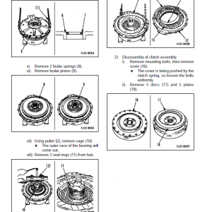 Komatsu D155a-6 Dozer Service Manual