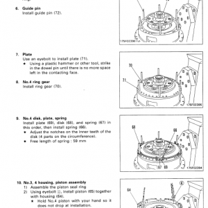 Komatsu D155a-2 Dozer Service Manual