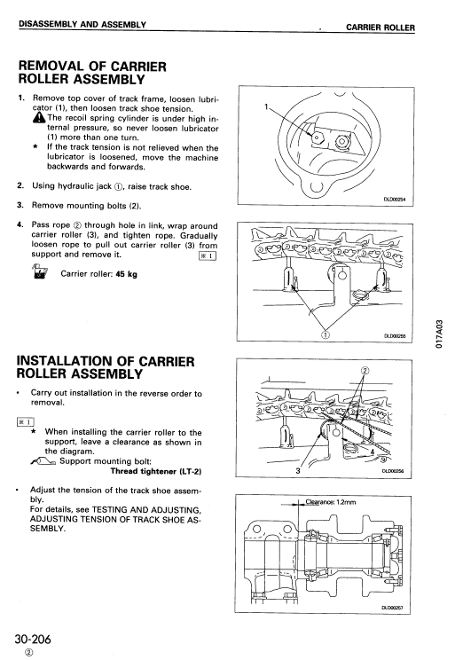 Komatsu D155a-3 Dozer Service Manual