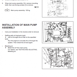 Komatsu Pw150es-6k Excavator Service Manual