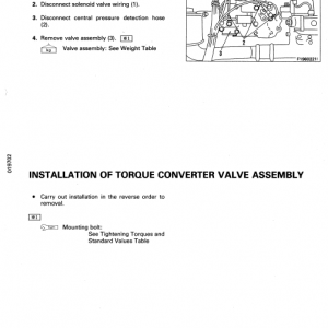 Komatsu D375a-2 Dozer Service Manual