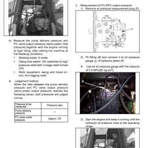 Komatsu Pw160-7 Excavator Service Manual