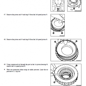 Komatsu D32p-1, D38p-1, D39p-1 Dozer Service Manual