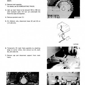 Komatsu D68e-1, D68p-1 Dozer Service Manual