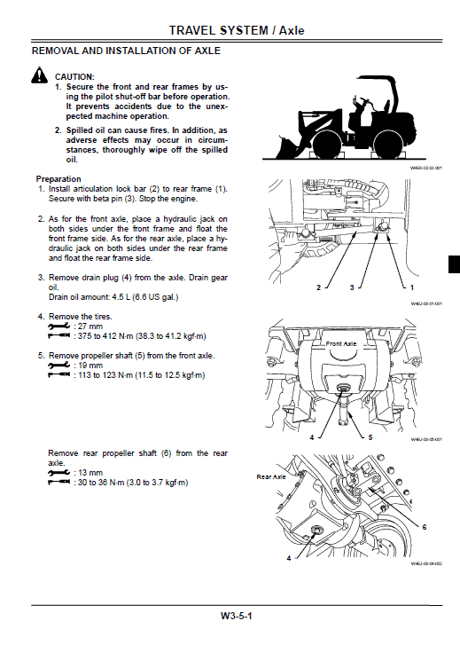 Hitachi Zw20 Wheel Loader Service Manual