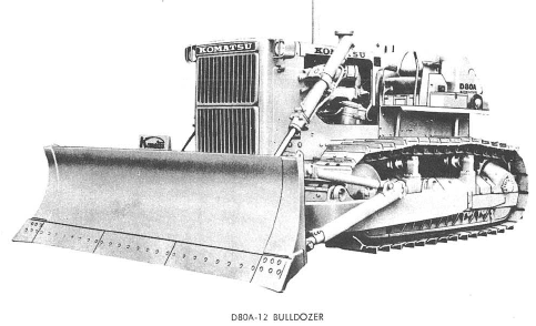 Bulldozer D80A-12, D85A-12