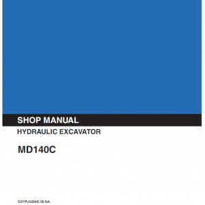 Kobelco Md140c Excavator Service Manual