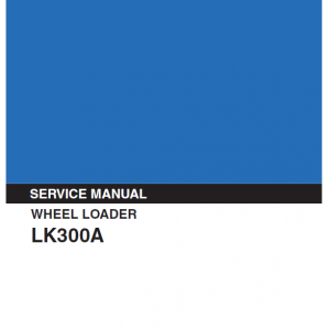Kobelco Lk300a Wheel Loader Service Manual
