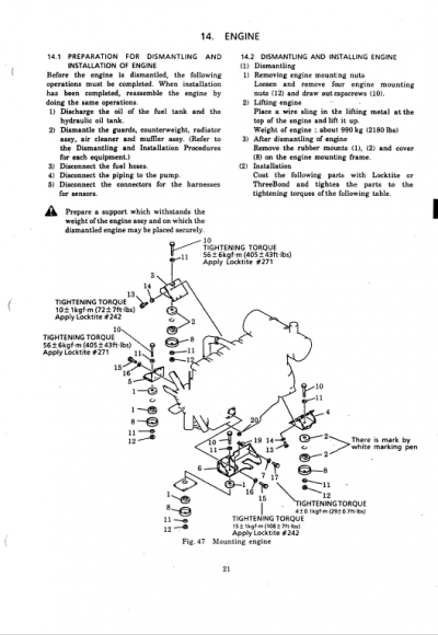 Kobelco SK300, SK300LC Excavator Service Manual