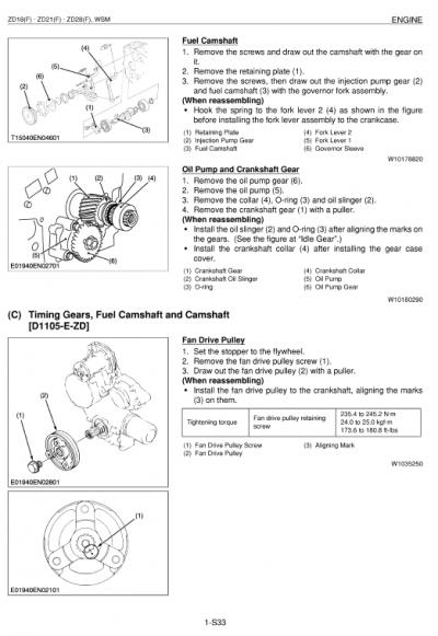 Kubota ZD18, ZD21, ZD28 Mower Workshop Service Manual