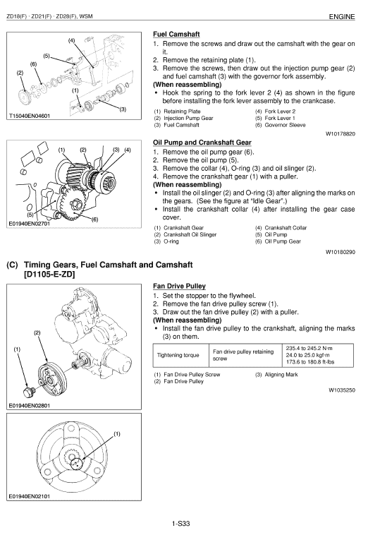 Kubota ZD18, ZD21, ZD28 Mower Service Manual