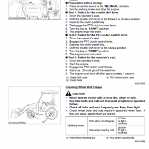 Kubota L39, Tl1000, Bt1000 Tractor Front Loader Workshop Manual