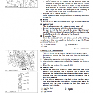 Kubota L2501 Tractor Workshop Service Manual