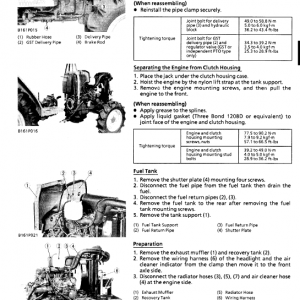 Kubota L3010, L3410, L3710, L4310, L4610 Tractor Workshop Manual