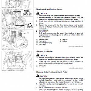 Kubota L3301, L3901, L4701 Tractor Workshop Service Manual