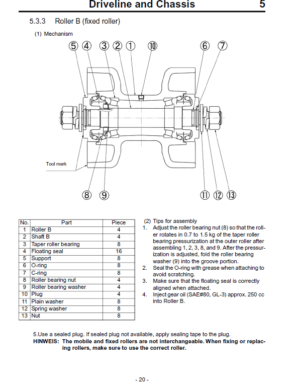 Kubota Kc250h, Kc250hr Dumper Workshop Manual