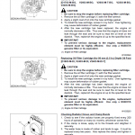 Kubota 03-m-e3b, 03-m-di-e3b, 03-m-e3bg Engines Workshop Manual