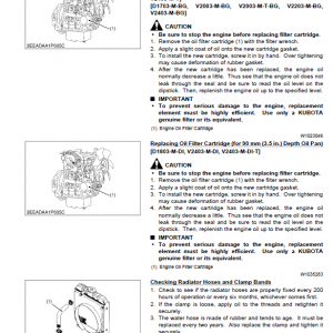 Kubota 03-m-e3b, 03-m-di-e3b, 03-m-e3bg Engines Workshop Manual