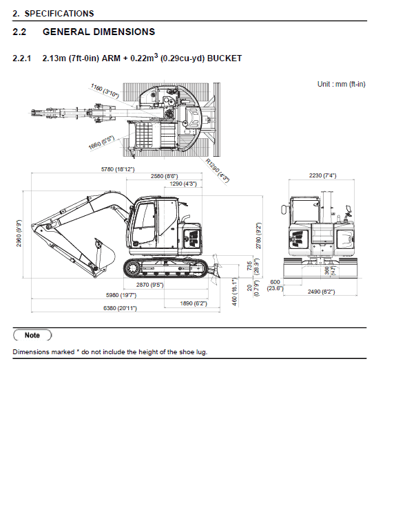 Kobelco 70sr-2 Acera Excavator Service Manual